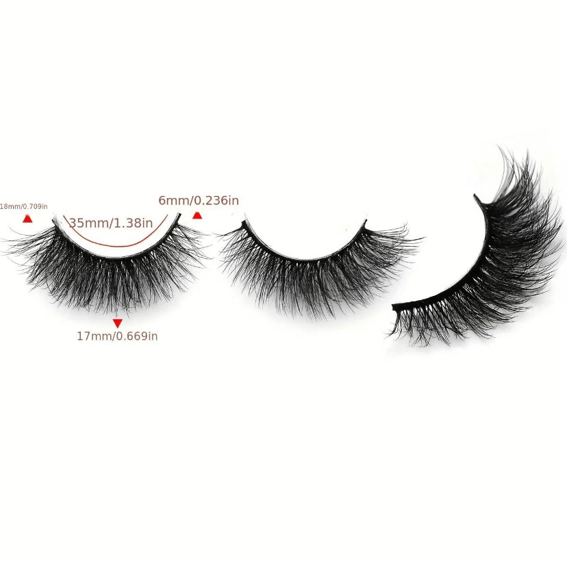 Fluffy Wispy Cat Eyelashes