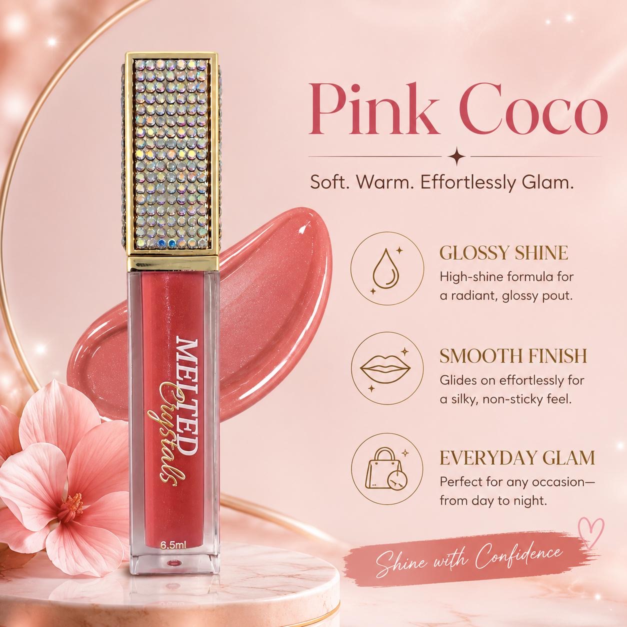Melted Crystals Colour POP Bling Lipgloss