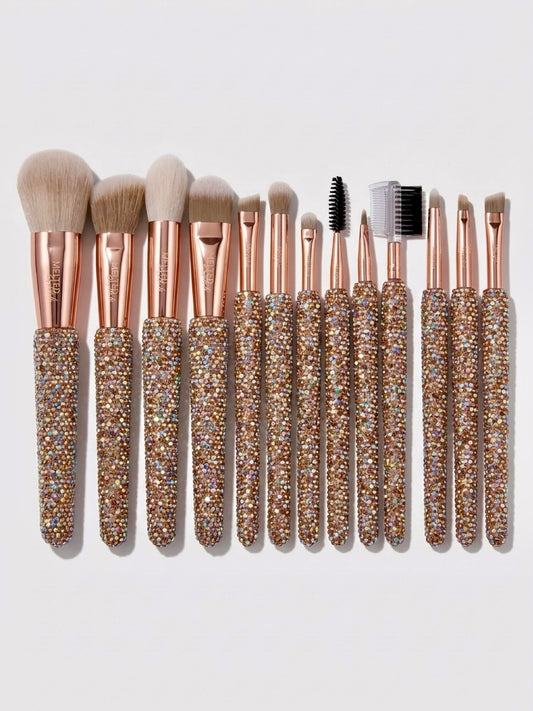 Melted Crystals Luxury Bling Makeup Brushes
