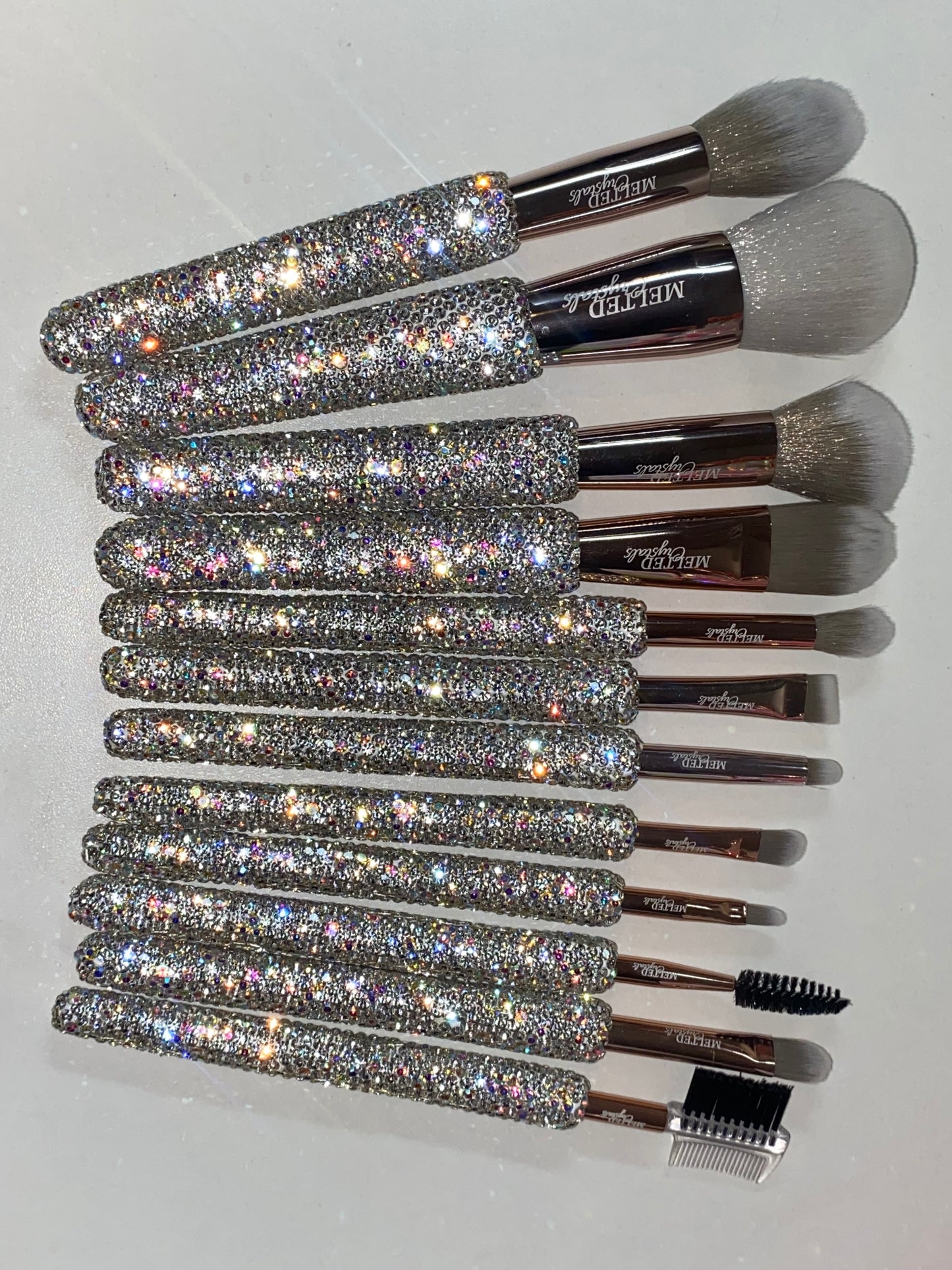 Melted Crystals Bling Makeup Brushes
