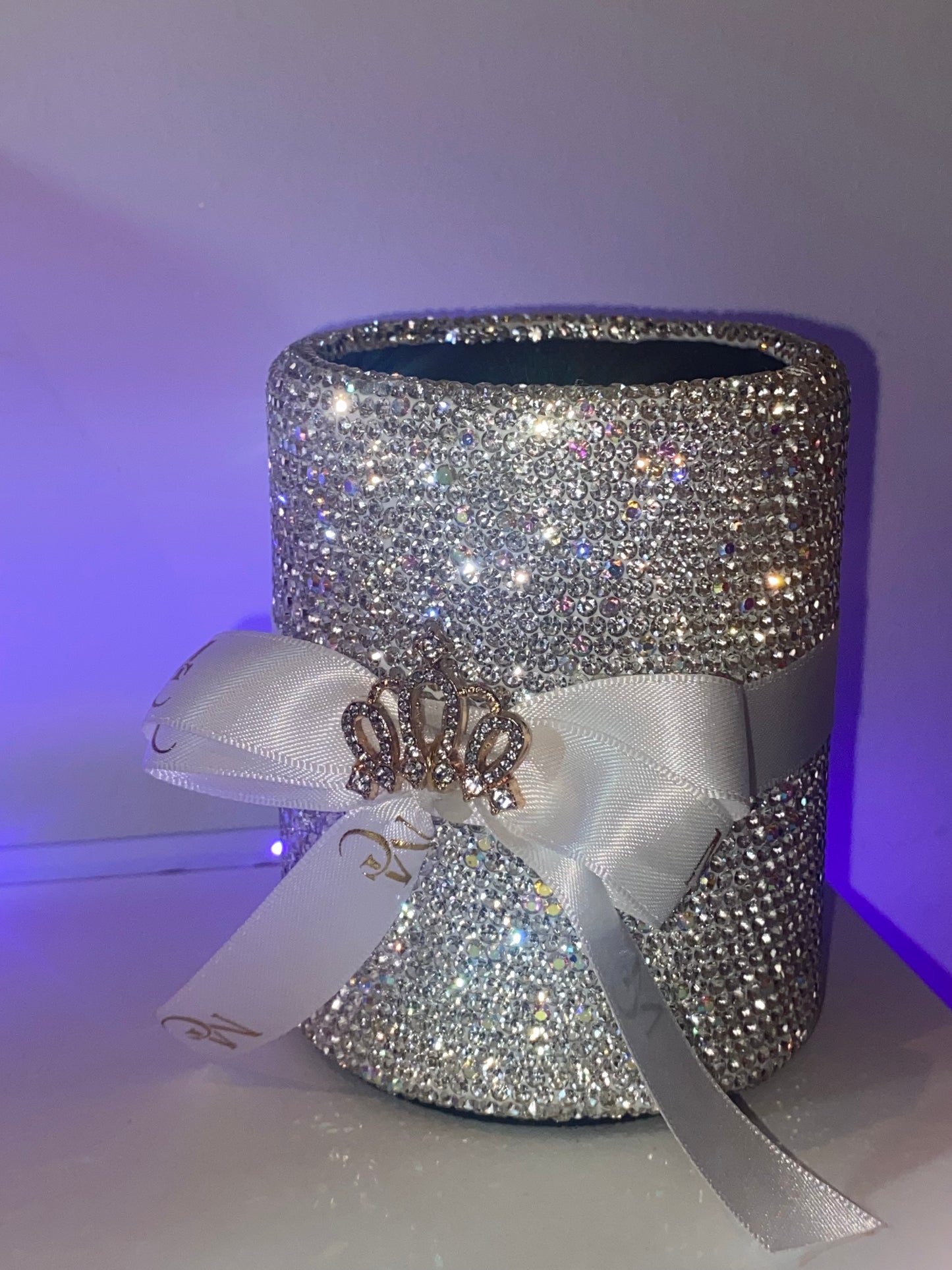 Melted Crystals Bling Makeup Brush Holder