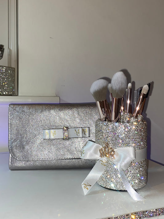 Melted Crystals Bling Makeup Brushes