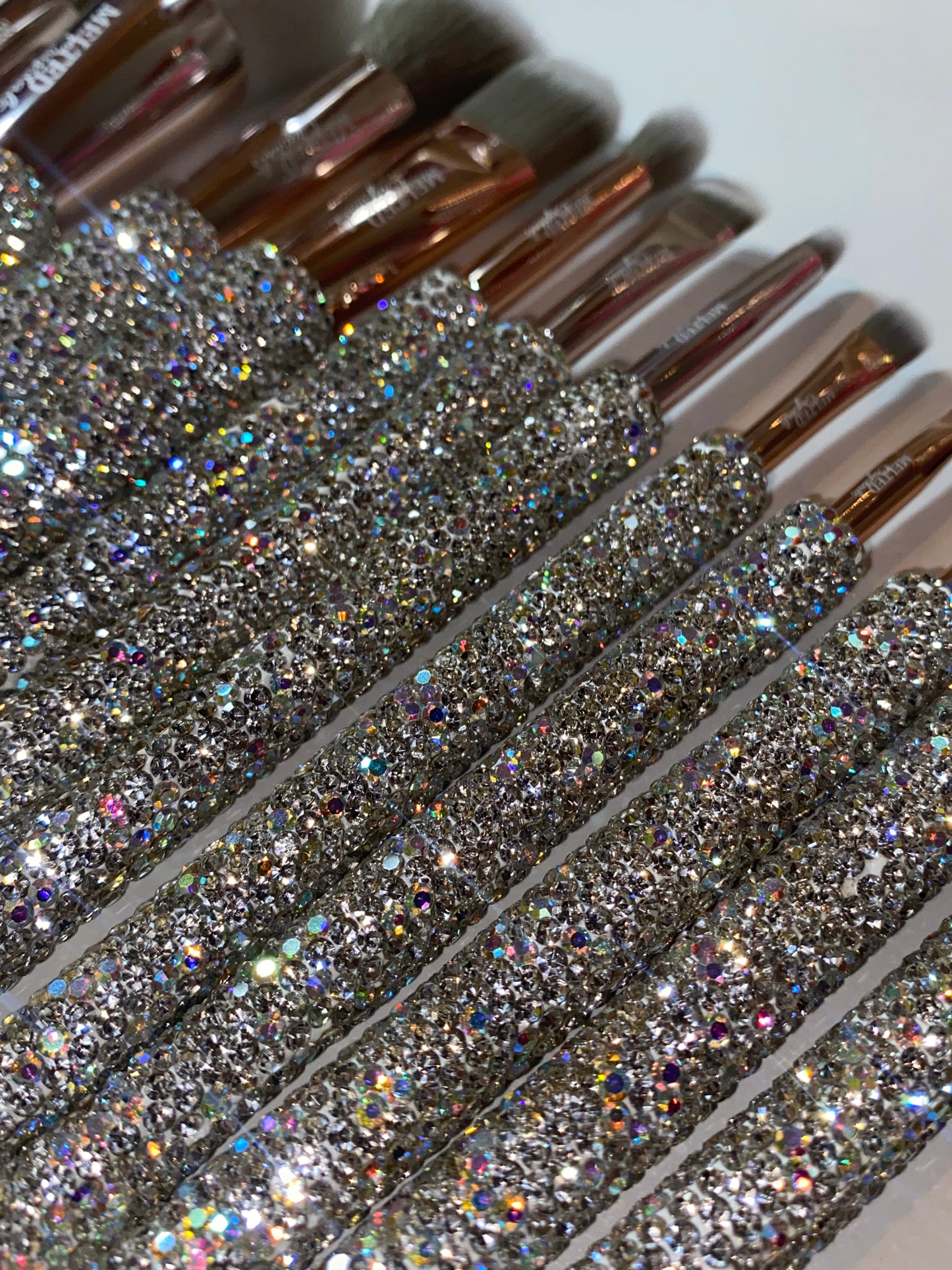 Melted Crystals Bling Makeup Brushes